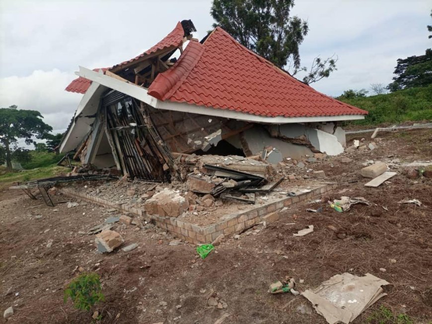 Goons Attack Top UPDF Officer's House, Demolishes It.