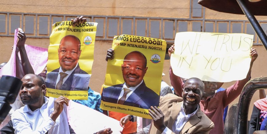 Celebrations in Kayunga as Finance Minister Amos Lugoloobi is Released from Prison.