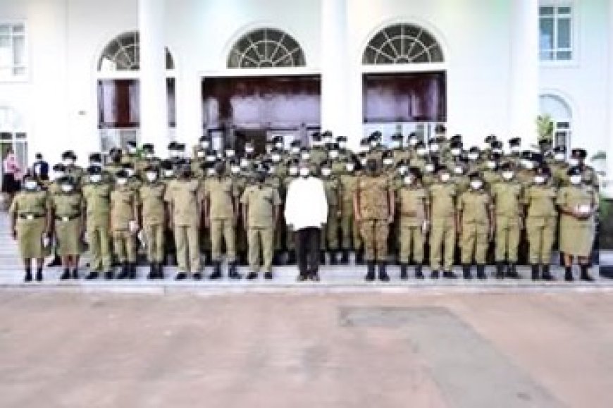 President Museveni Lectures CID officers on Principles of Patriotism, Pan-Africanism, Social Economic Transformation and Democracy.