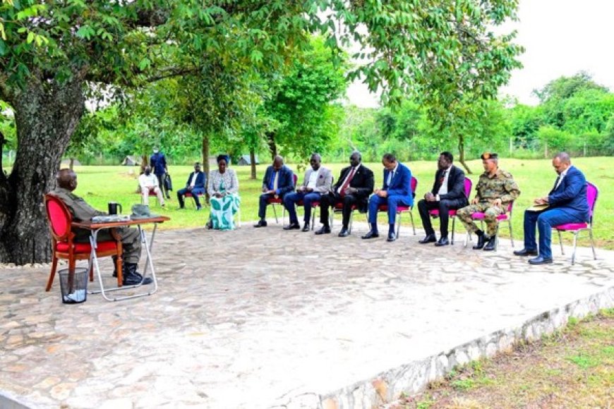 President Museveni Discusses Sudan Crisis with Delegation.