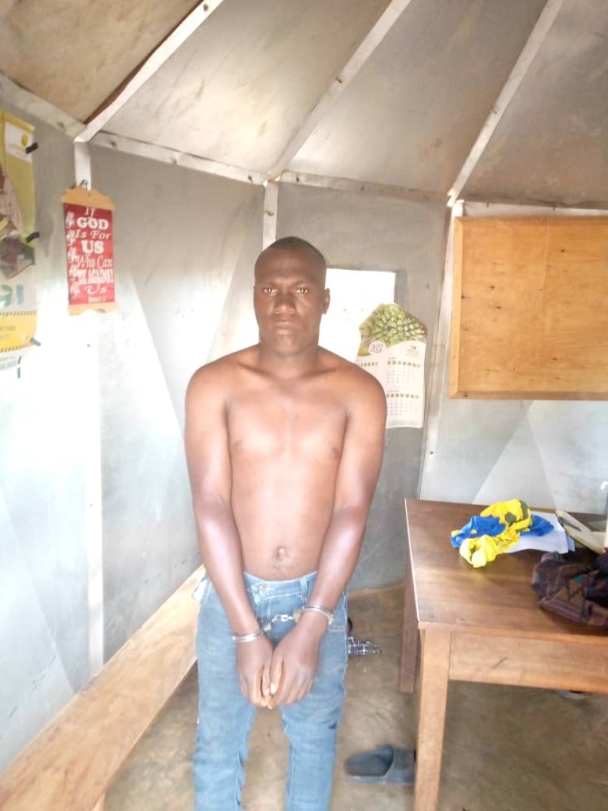 Police's Crime Intelligence Arrests Man Proclaiming as ADF Terrorist and behind Killing Kasese Children.