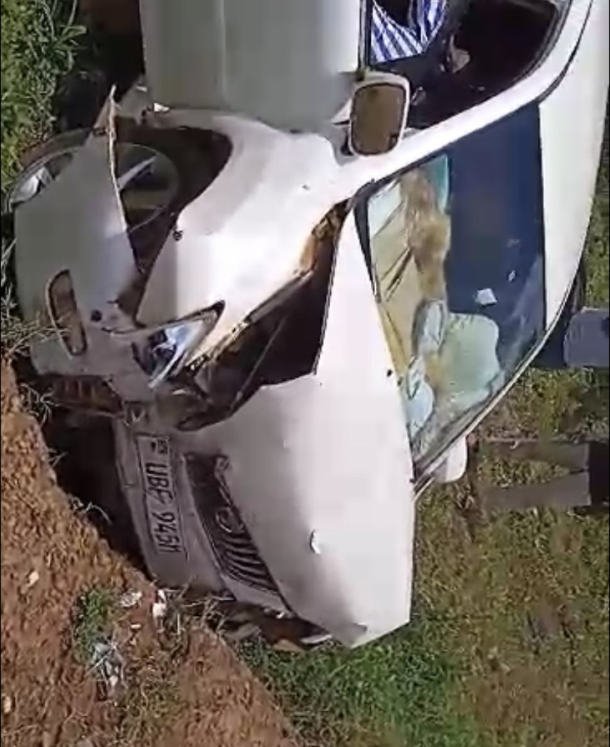 Family Members Involved in a Nasty Accident along Masaka Kampala Road after Dropping a Child to Gombe School.