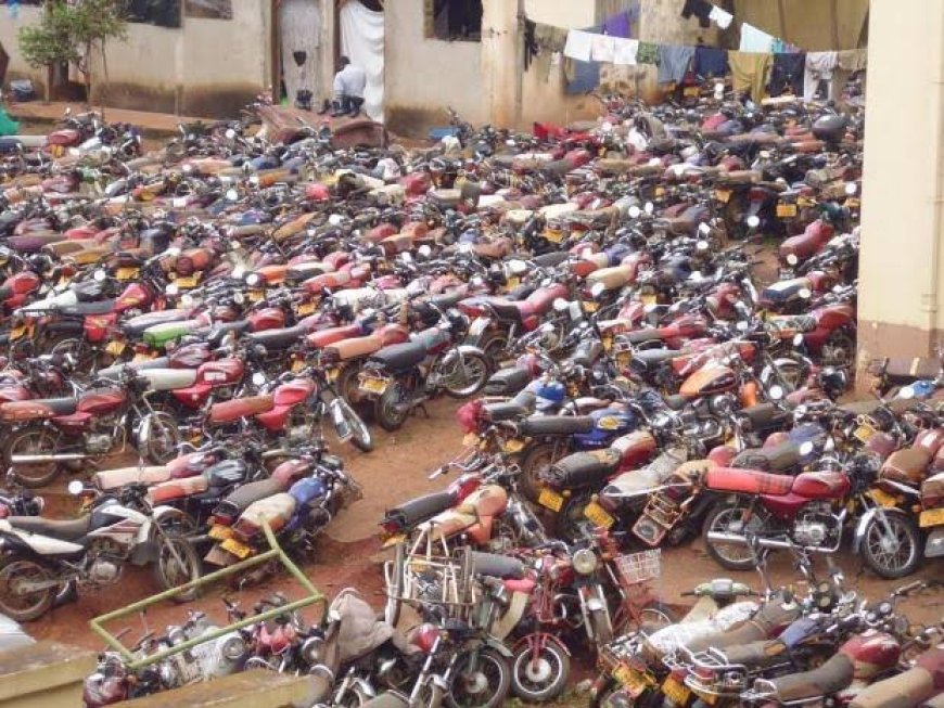 Police Impounds over 1000 Motorcycles over Impending Bobiwine's Return
