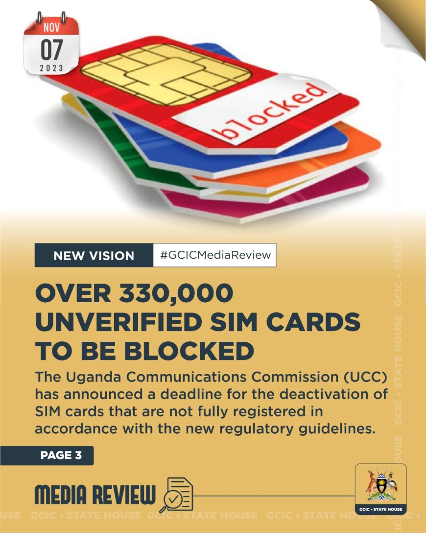 UCC to Block Unverified SimCards by November 12
