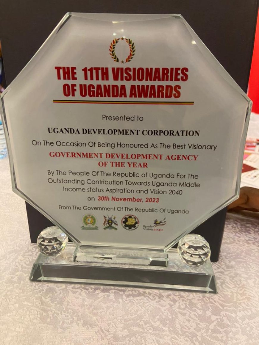 UDC Awarded As Best Visionary Gov't Development Agency