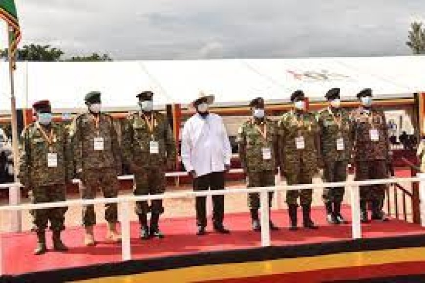 Gen.Museveni Promotes 395 Army,ISO Officers