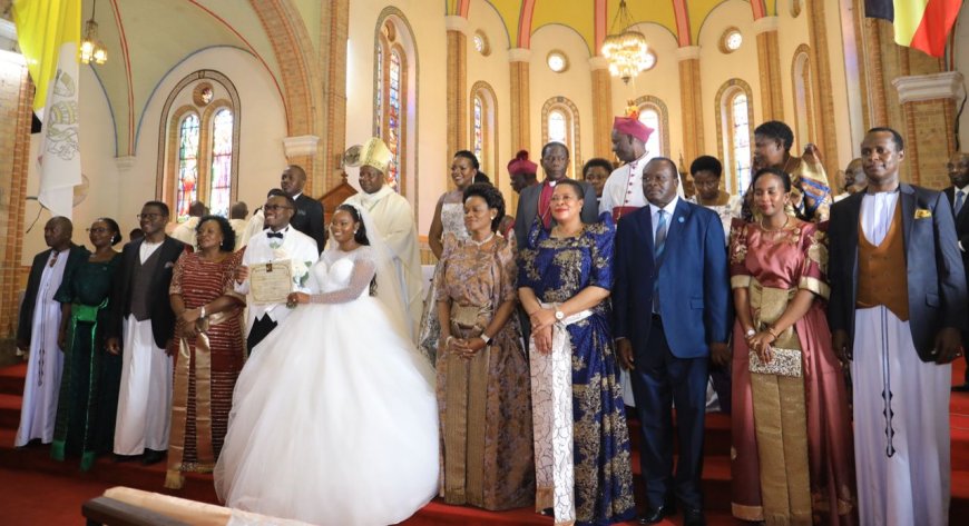Speaker Among Advised The Bride To Respect Her New Family,Mayiga's  Son Gets Married