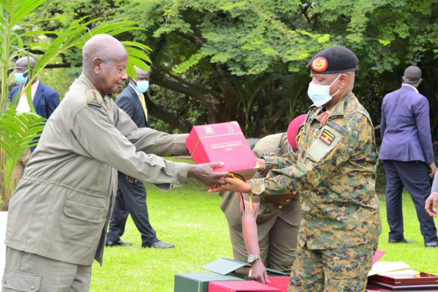 Gen. Museveni Launches  UPDF Establishment 2021,CDF Mbadi Takes Full Control And Administration Of The Forces