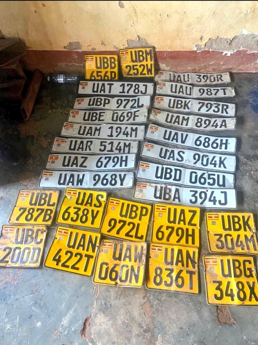 21 Year Old Man Arrested Over Motor Vehicles  Thieft, Found With Several Number Plates