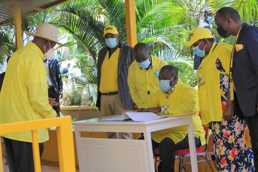 President Museveni Launches NRM  Display And Update Of The Party's Membership Registration Exercise, Warns On Fraud