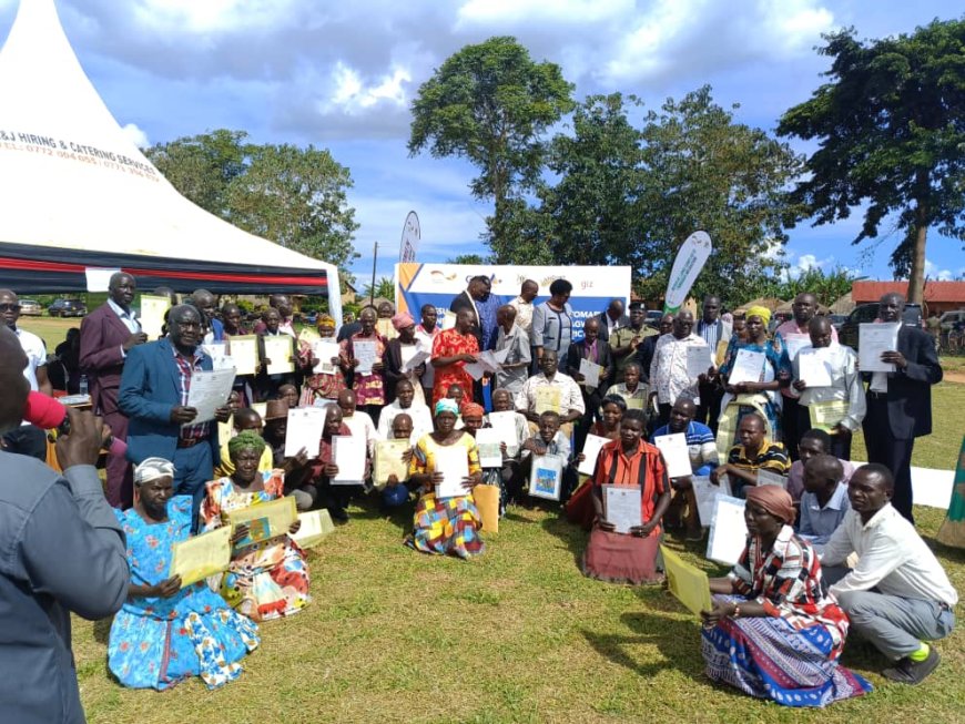 Government Hands  Over Customary Land Certificates To 1,900 Families From Five Districts.