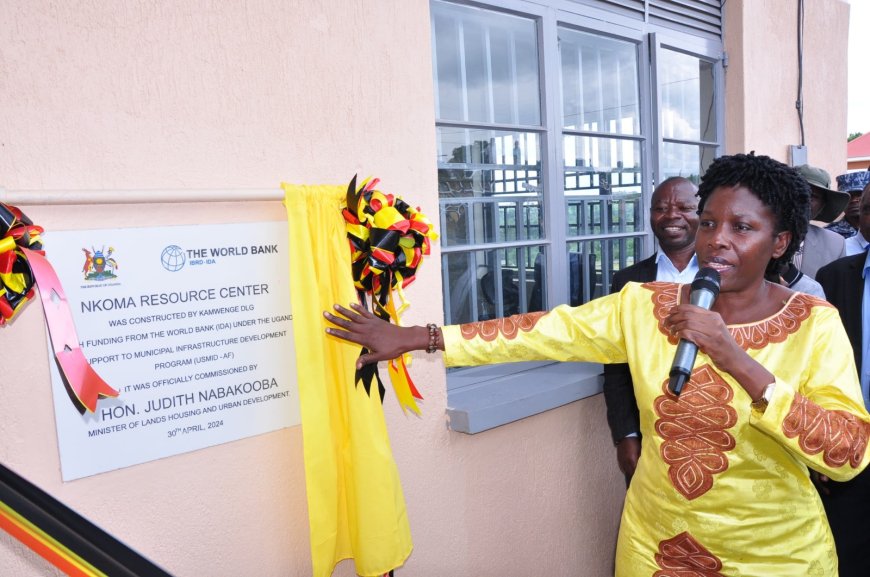 Minister Nabakooba Commissions Shs18bn USMID projects In Kamwenge