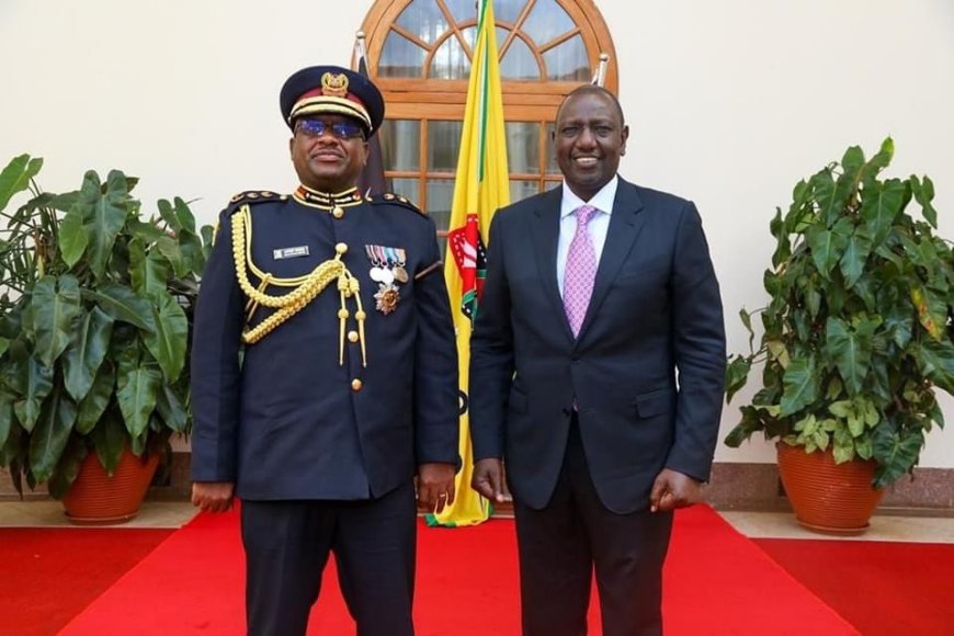 Kenya President Ruto Accepts IGP's Resignation- Appoints Douglas Kanja Acting Police Chief.