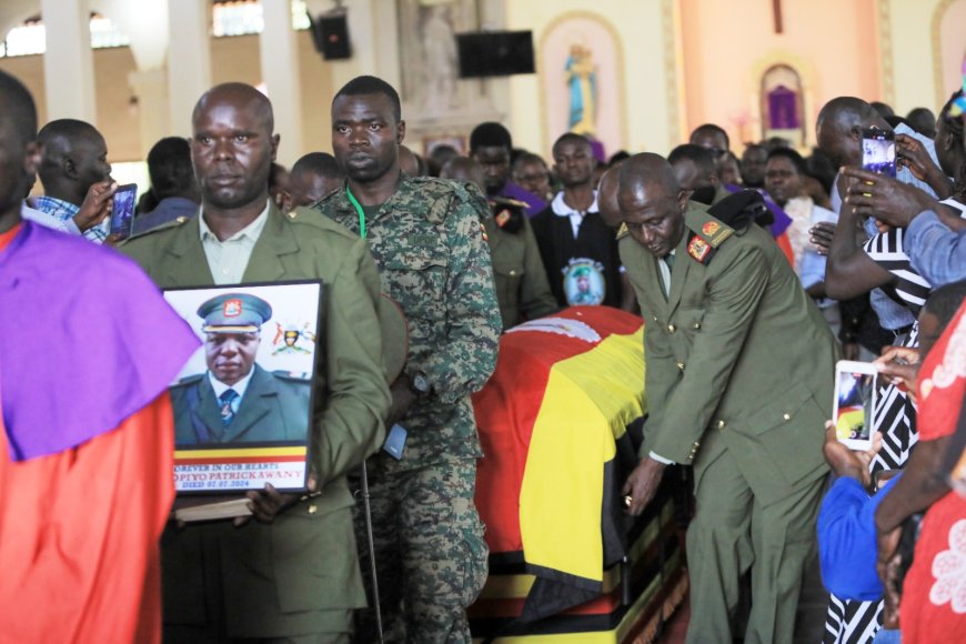 UPDF Praises Maj. Patrick Opio Awany, To Be Raid To Rest On Sunday  14th July.