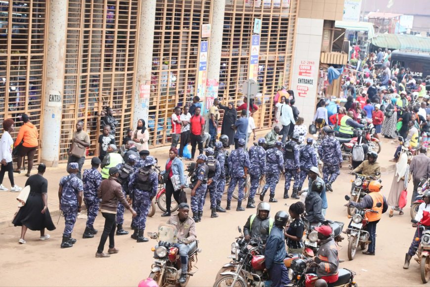 Police Beg Traders On Strike To Open-up Shops In Kampala