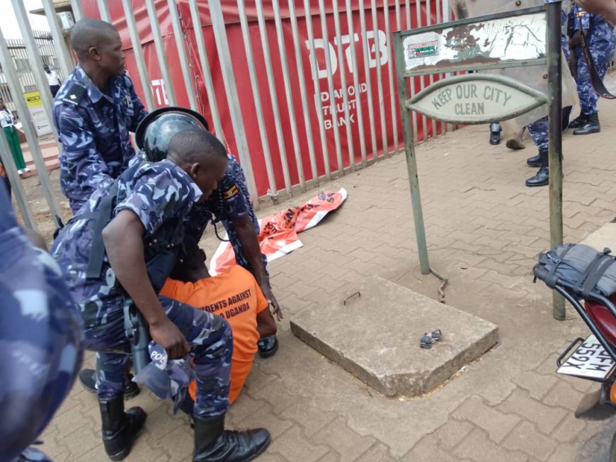 Police Foil Anti - EACOP Protests In Kampala