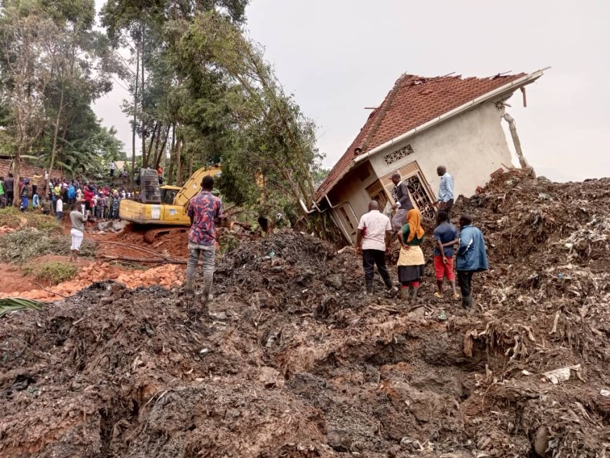 Kiteezi Garbage Collection Centre Collapses, Damaging  Houses