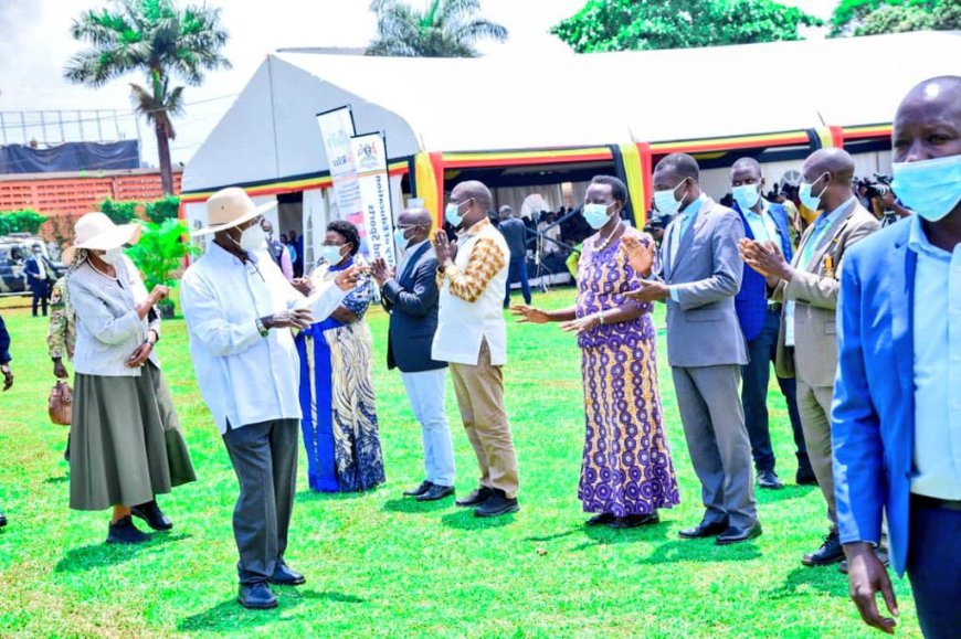 Commemorating World Teachers'Day :Museveni Urges Arts Teacher To Be Patient With Salary  Increament