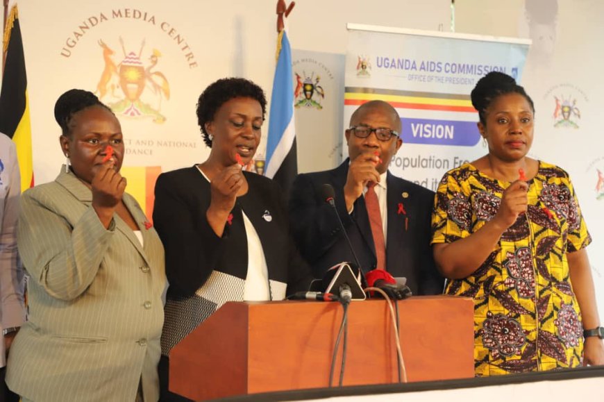 Uganda Aids Commission Launches  'Wear The Red Ribbon Campaign'