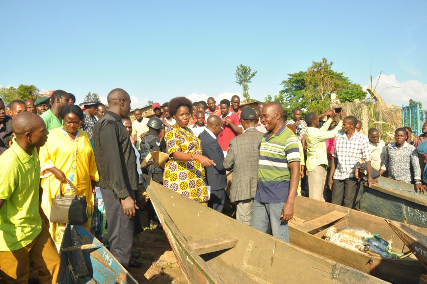 Nabakooba Directs FPU On Impounded Mityana Fishing Gear