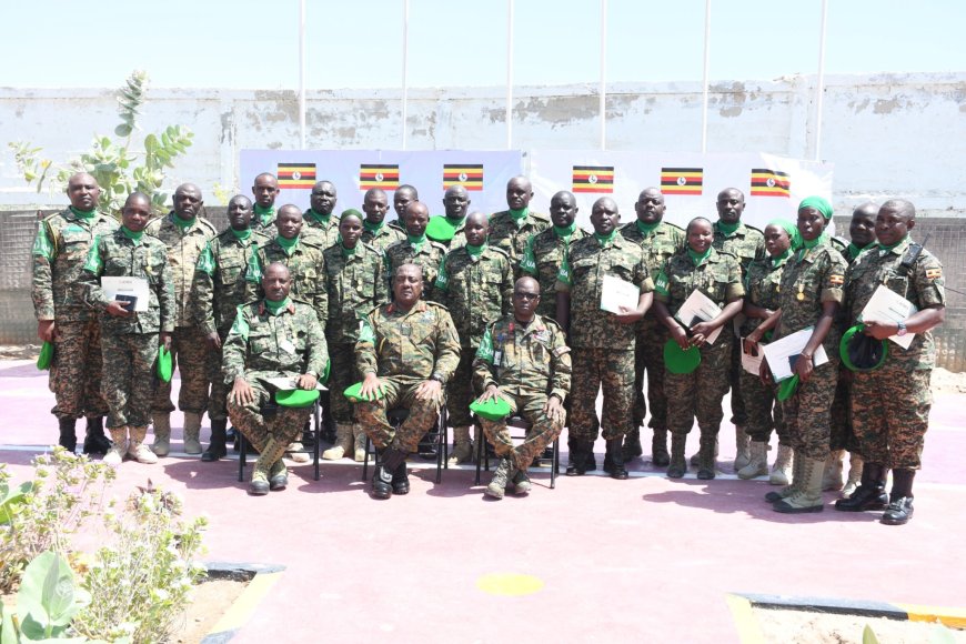 UPDF Battle Group 39 Recognized By ATMIS For Exceptional Service In Somalia