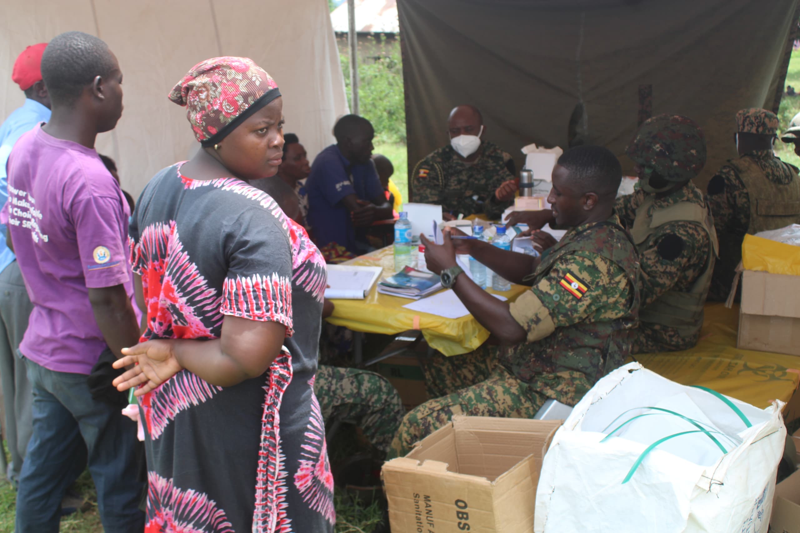 UPDF Provides Free Medical Services To Nakaseke Residents