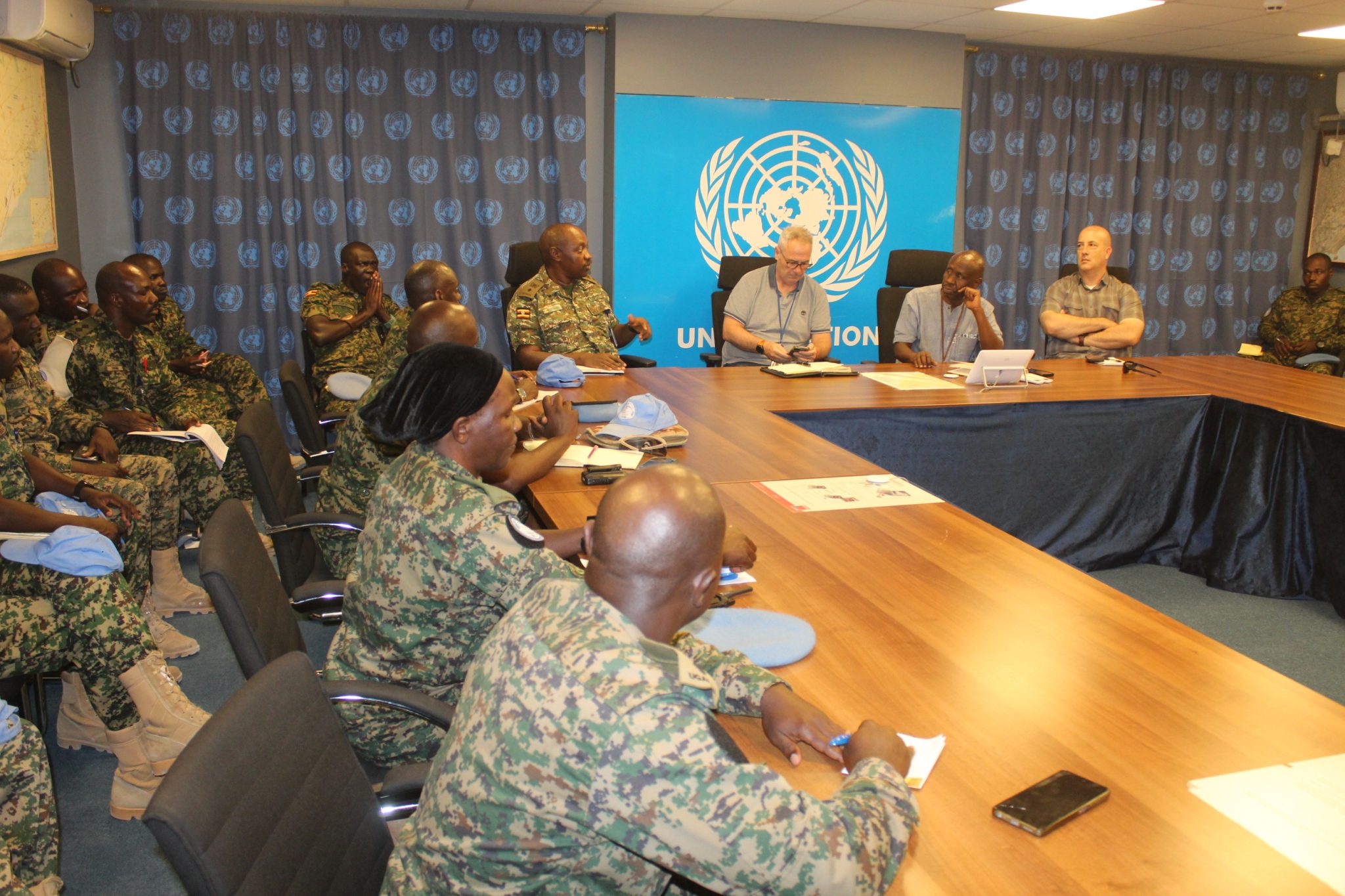 UN Security Officials, UNGU Commanders Meet To Strengthen Security In Somalia