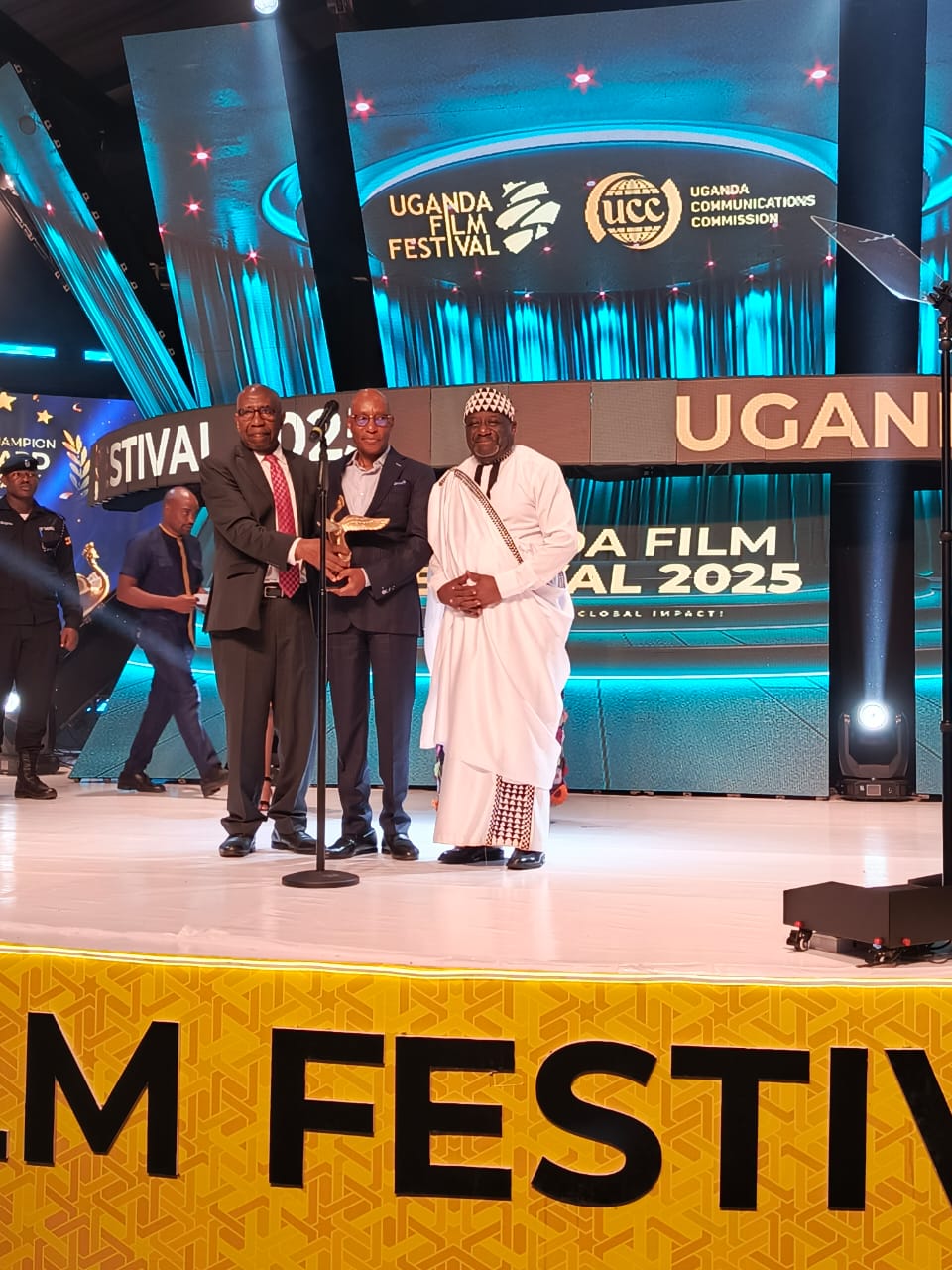 Ex UCC Executive Director Eng Godfrey Mutabazi Wins Film Festival Award