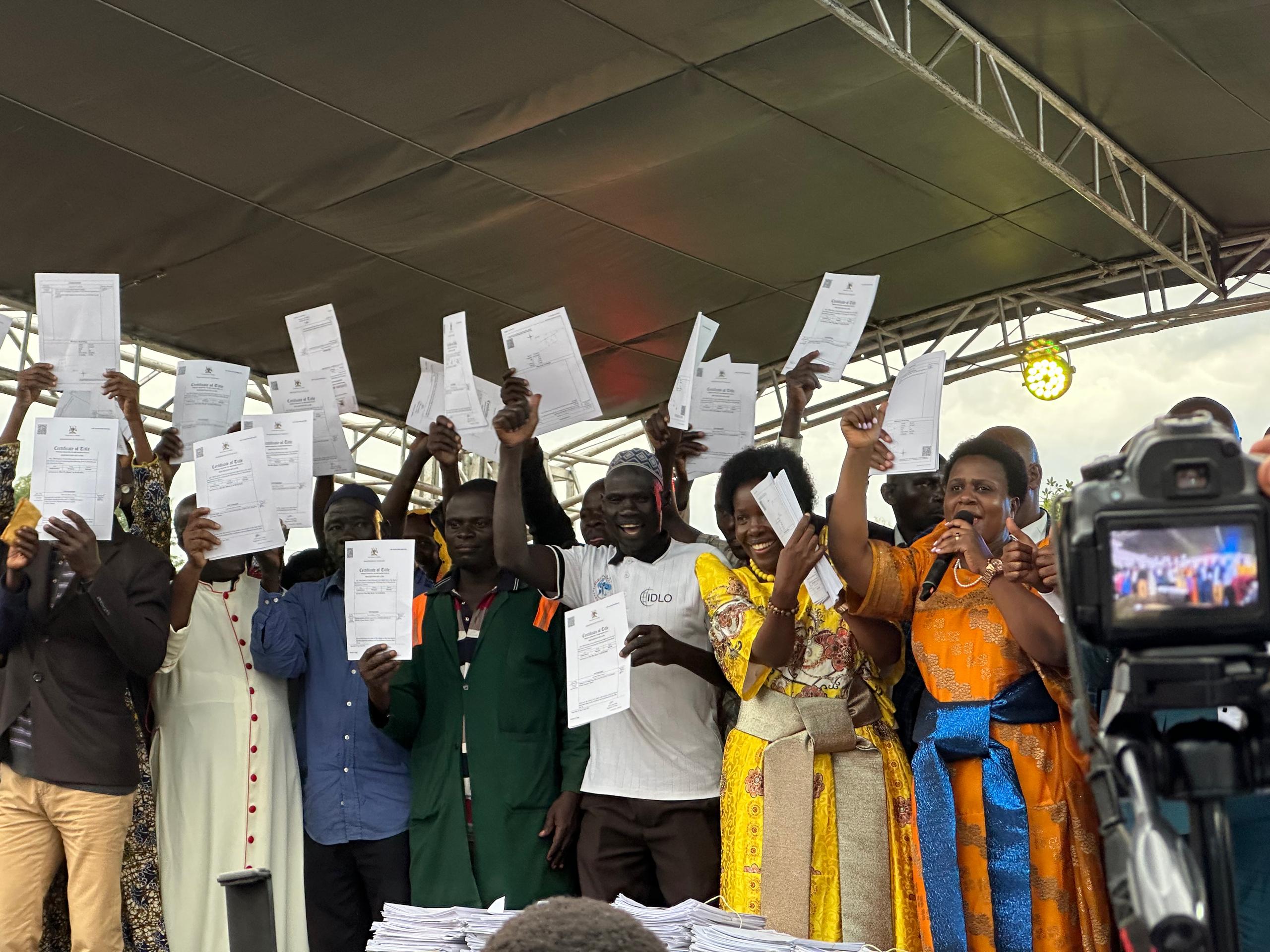 Hope and Empowerment!! 1,100 Women Receive Land Titles in Kikuube