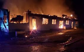 BREAKING NEWS!! Night Fire Destroys School Dormitory in Kampala, Police Launch Investigation