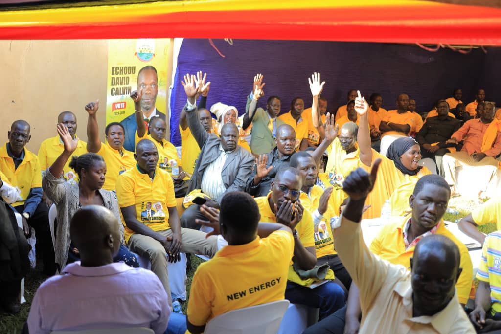 NRM Delegates From Lira City – East & West, Kwania & Lira Districts Endrose Mr Calvin Echodu For NRM Vice Chairperson – Eastern Uganda