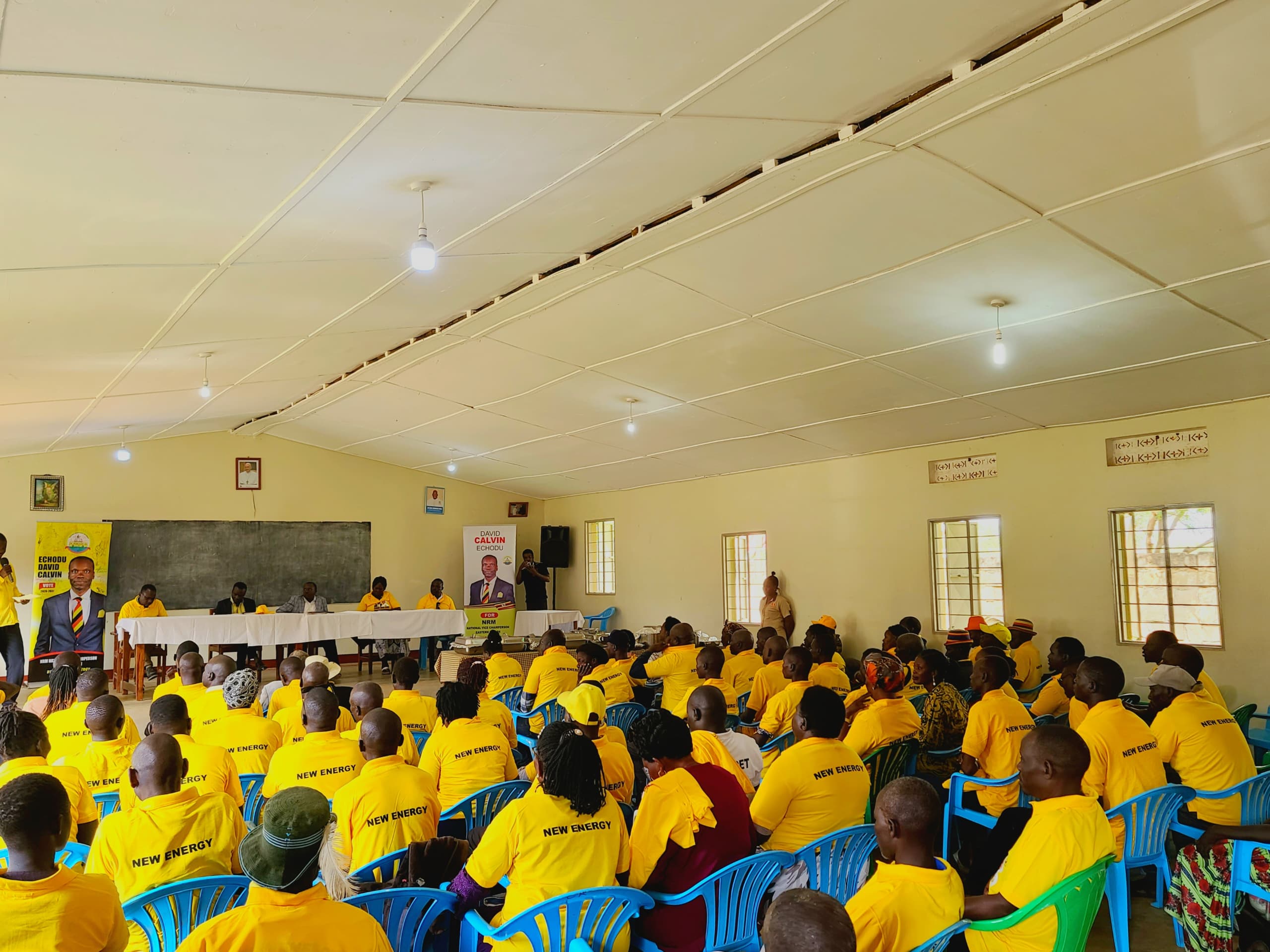NRM Delegates From Kotido & Abim Districts Endrose Mr Calvin Echodu For NRM Vice Chairperson Eastern Uganda