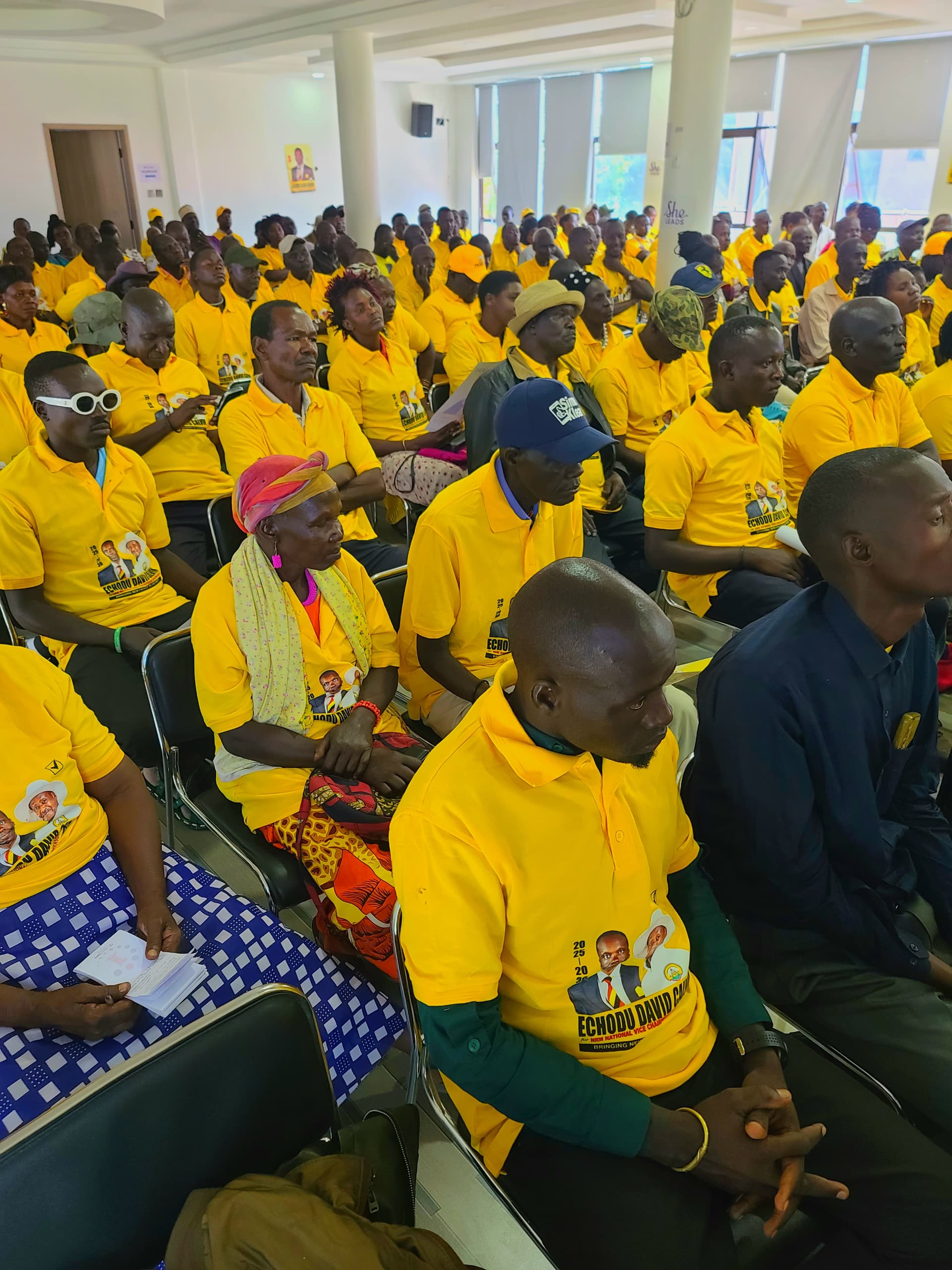 NRM Delegates From Nakapiripirit, Napak, Moroto, Nabilatuk, Amudat Districts & Moroto Municipality Endrose Mr Calvin Echodu For Vice Chairperson Eastern Uganda