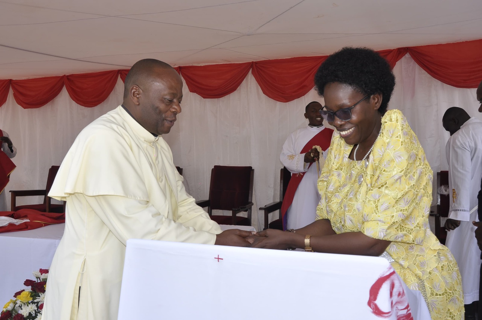 Minister Nabakooba Leads Tribute at Kiyinda-Mityana Parish’s 61st Anniversary Celebration