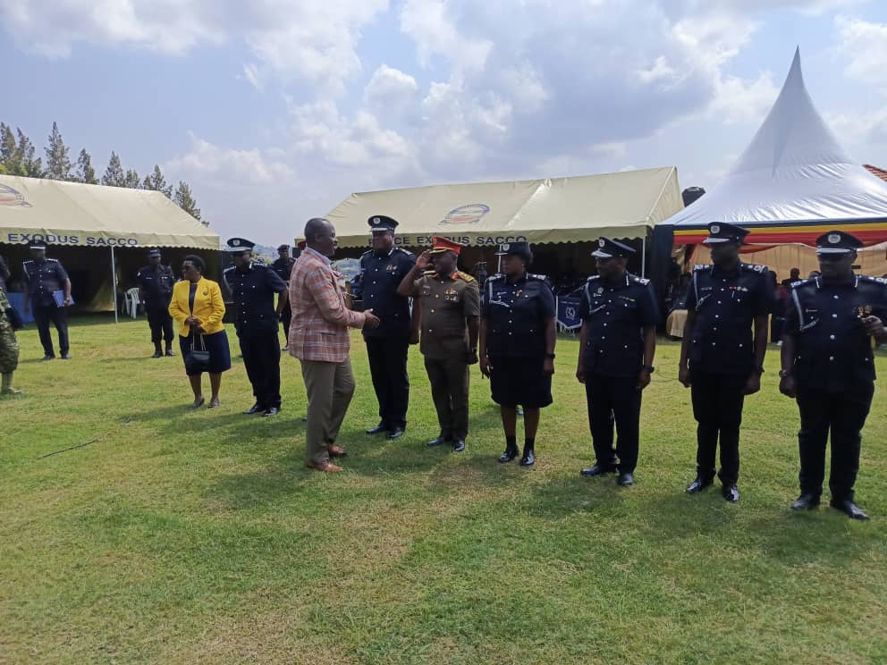Top Security Chiefs Grace Police Graduation Ceremony in Bwebajja