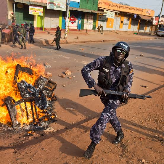 Gunfire, Burnt Vehicles, and Clashes!! Police Respond to Violence in NRM Primaries