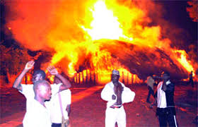Rage and Fire!! Man Burns House After Catching Wife Cheating in Kakajjo Zone