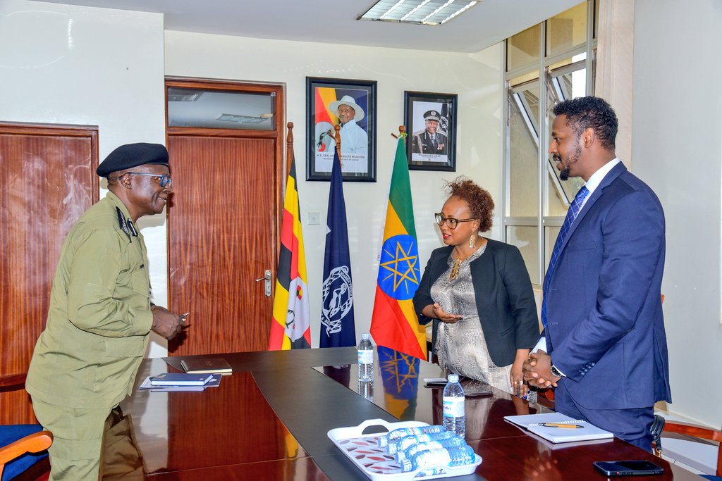 IGP Abbas Byakagaba Meets Ethiopian Ambassador to Boost International Policing Ties