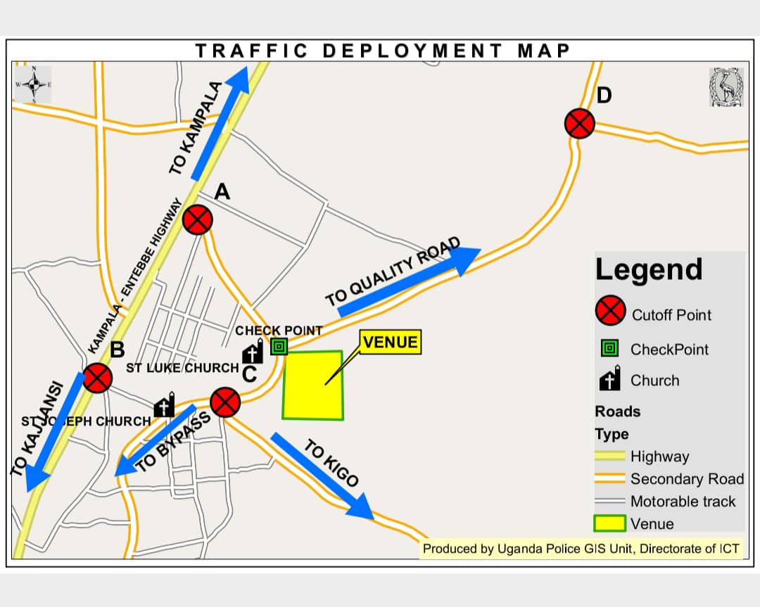 Traffic Diversions And Parking Plans Ahead of 2026 Presidential Nomination