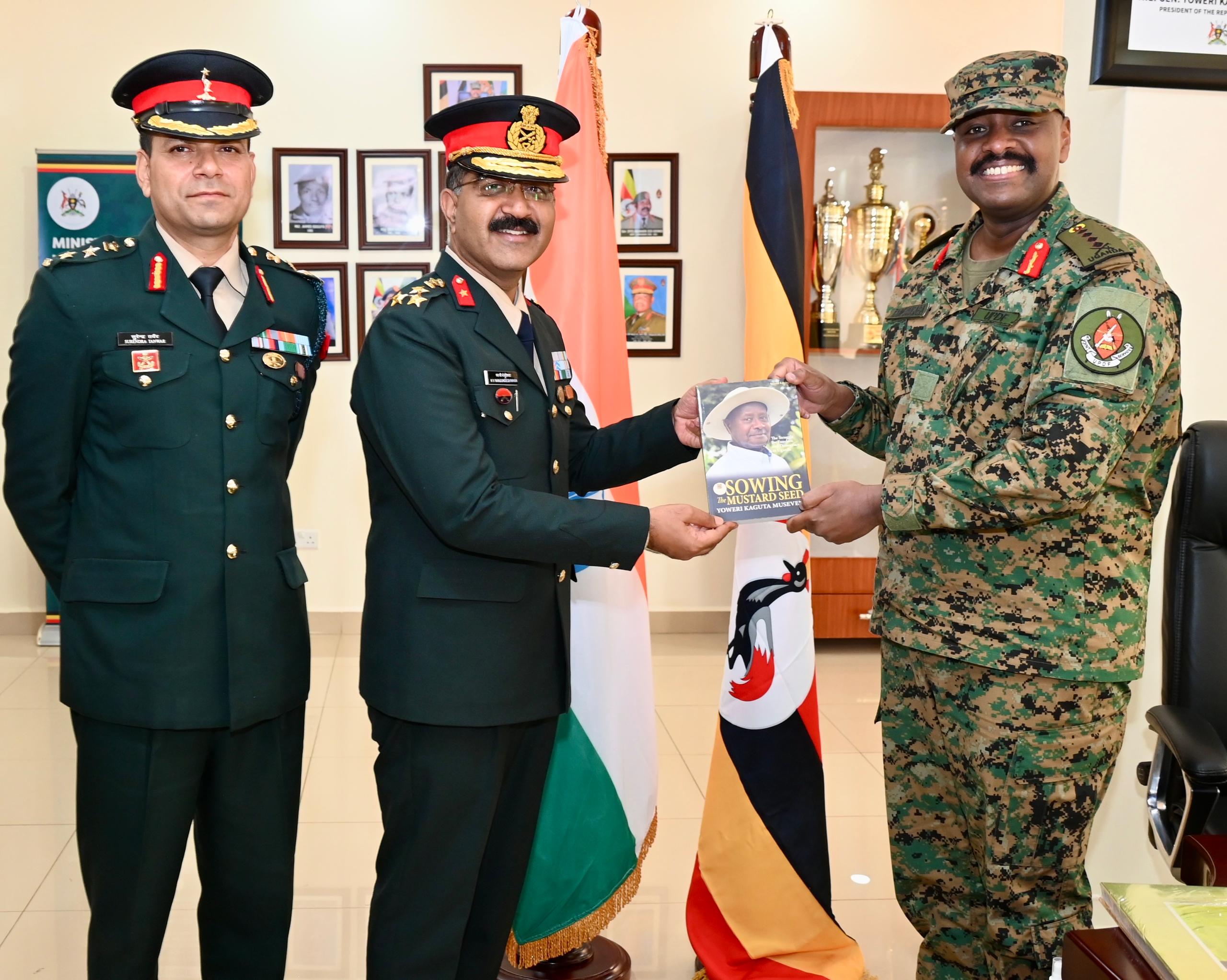 TOP STORY!! Gen. Kainerugaba Strengthens Uganda–India Military Ties with New Advisory Team