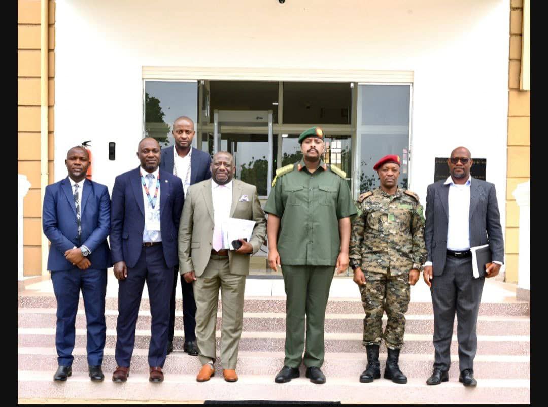 UCC ED Hon Nyombi ,CDF Muhoozi Kainerugaba Discuss Security,Communication Means Ahead of 2026 Elections