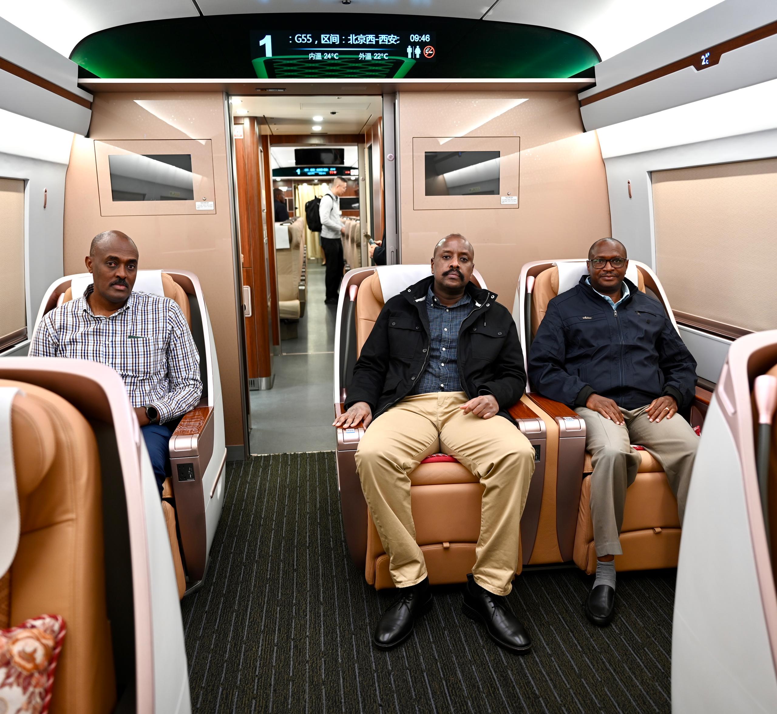 Gen Muhoozi Experiences China’s Fastest Train, Envisions Uganda’s Future
