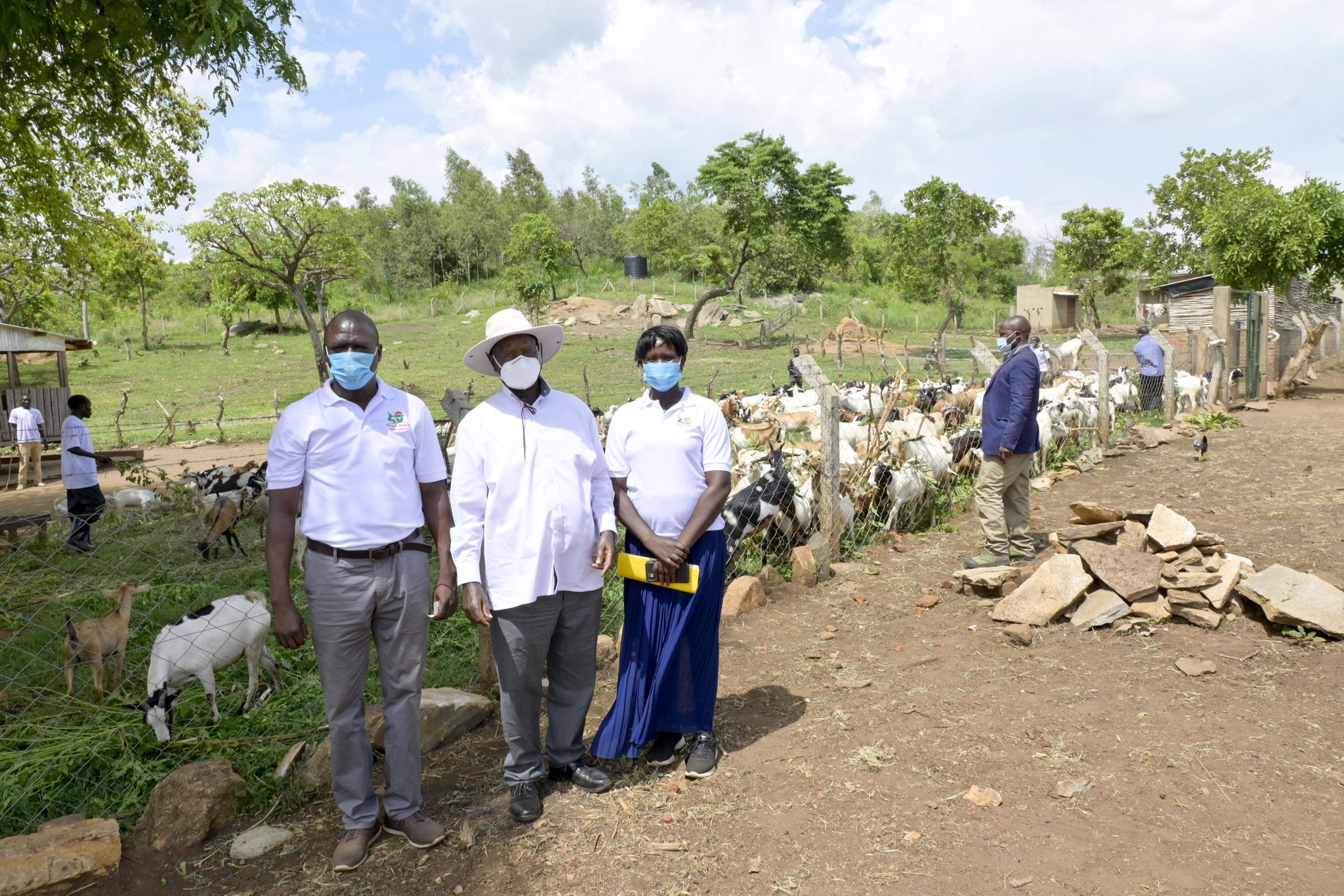 Museveni Hails Gilbert Kermundu, Vows to Use Polla Mixed Farm as Model for Northern Uganda Campaigns