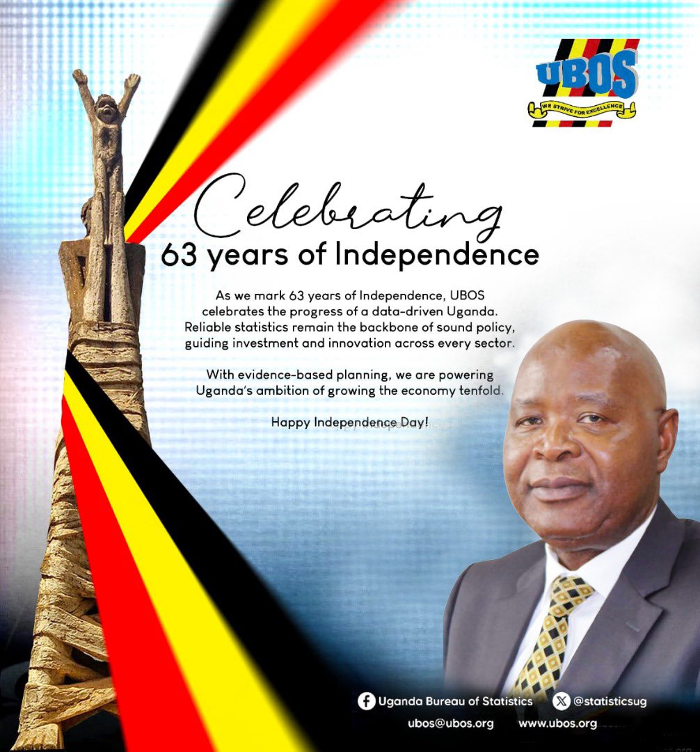 UBOS Joins Ugandans To Celebrate 63 Uganda’s Independence