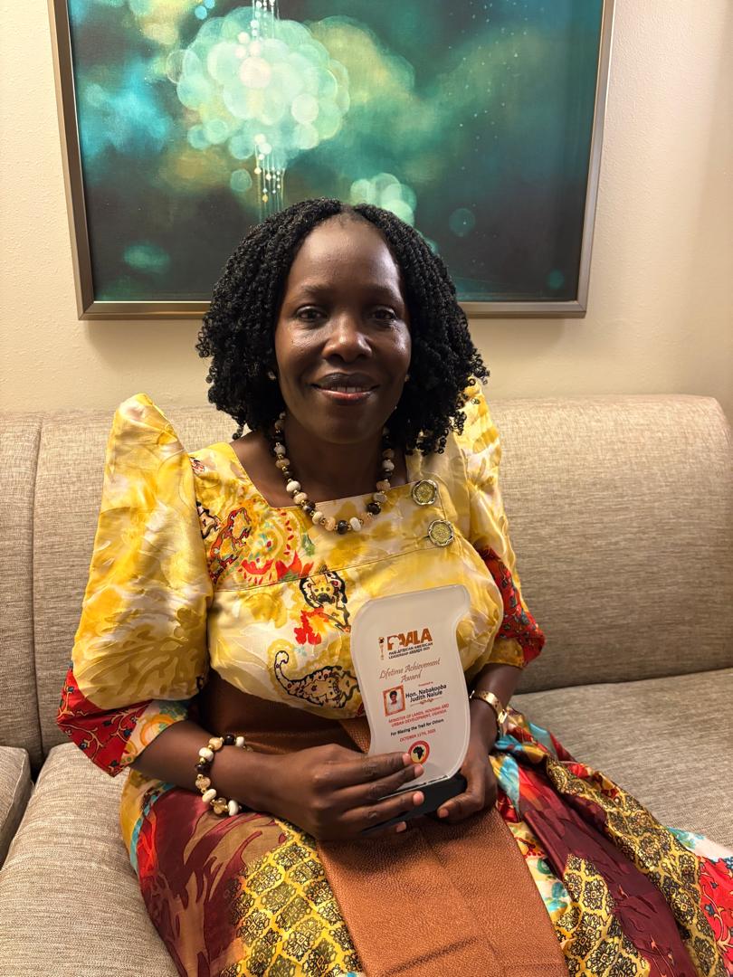 Voice for the Voiceless!! Minister Nabakooba Wins Prestigious Pan-African Leadership Award