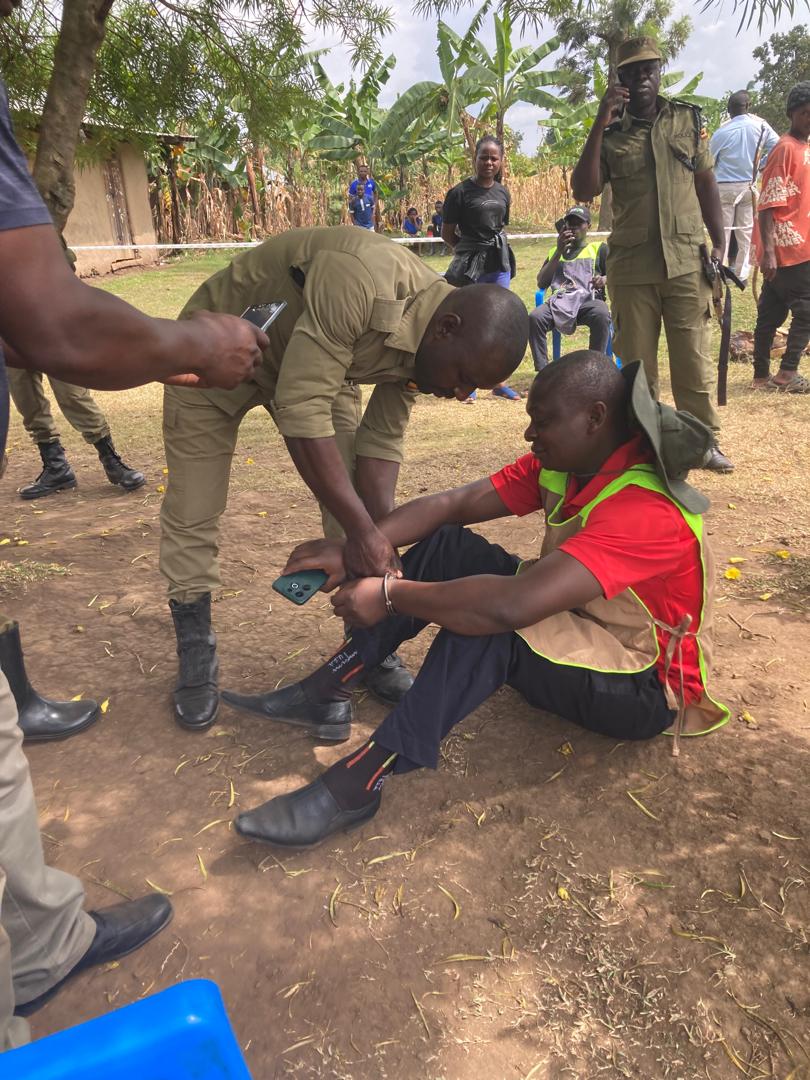 Drama at Buguzi Polling Station as Presiding Officer Arrested with Pre-Ticked Ballots