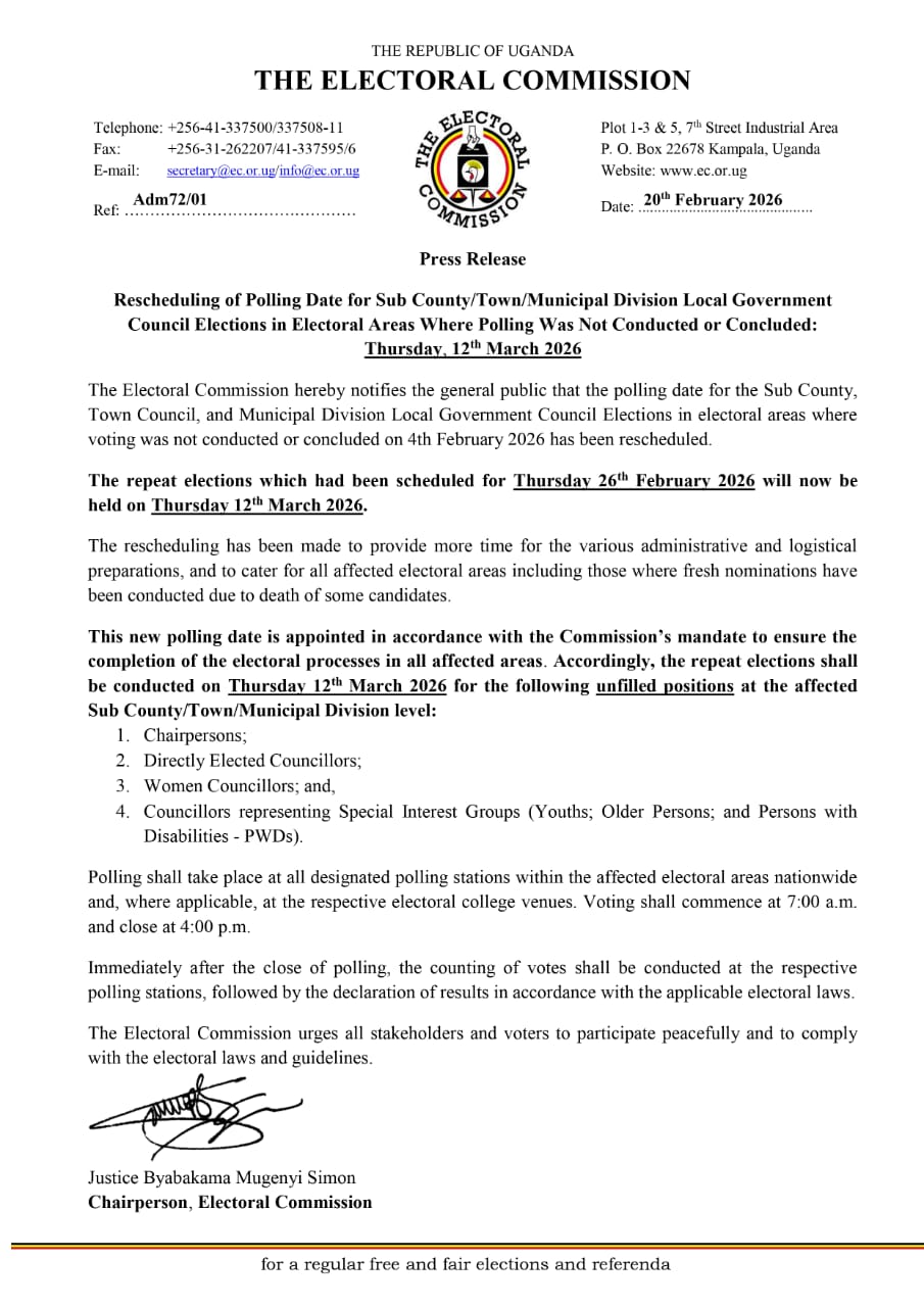 A New Chance to Vote! Electoral Commission Reschedules Polls