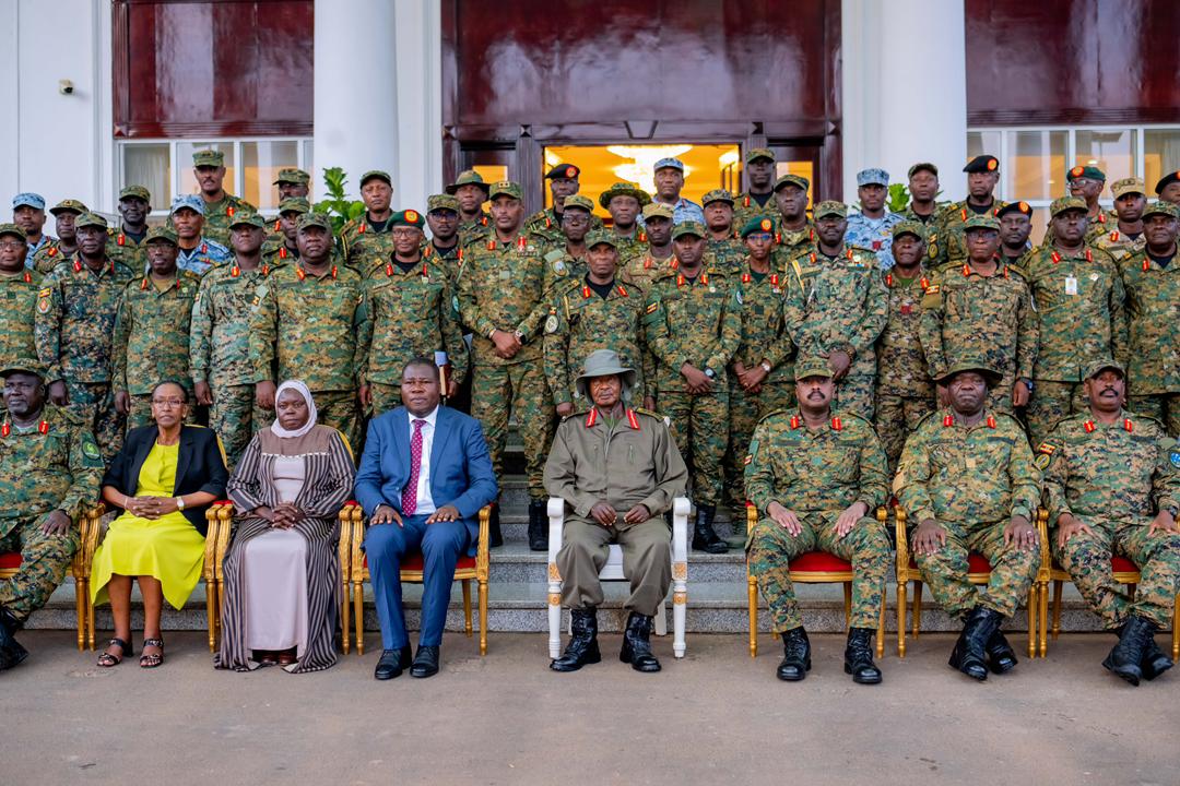 President Museveni Chairs UPDF High Command Meeting