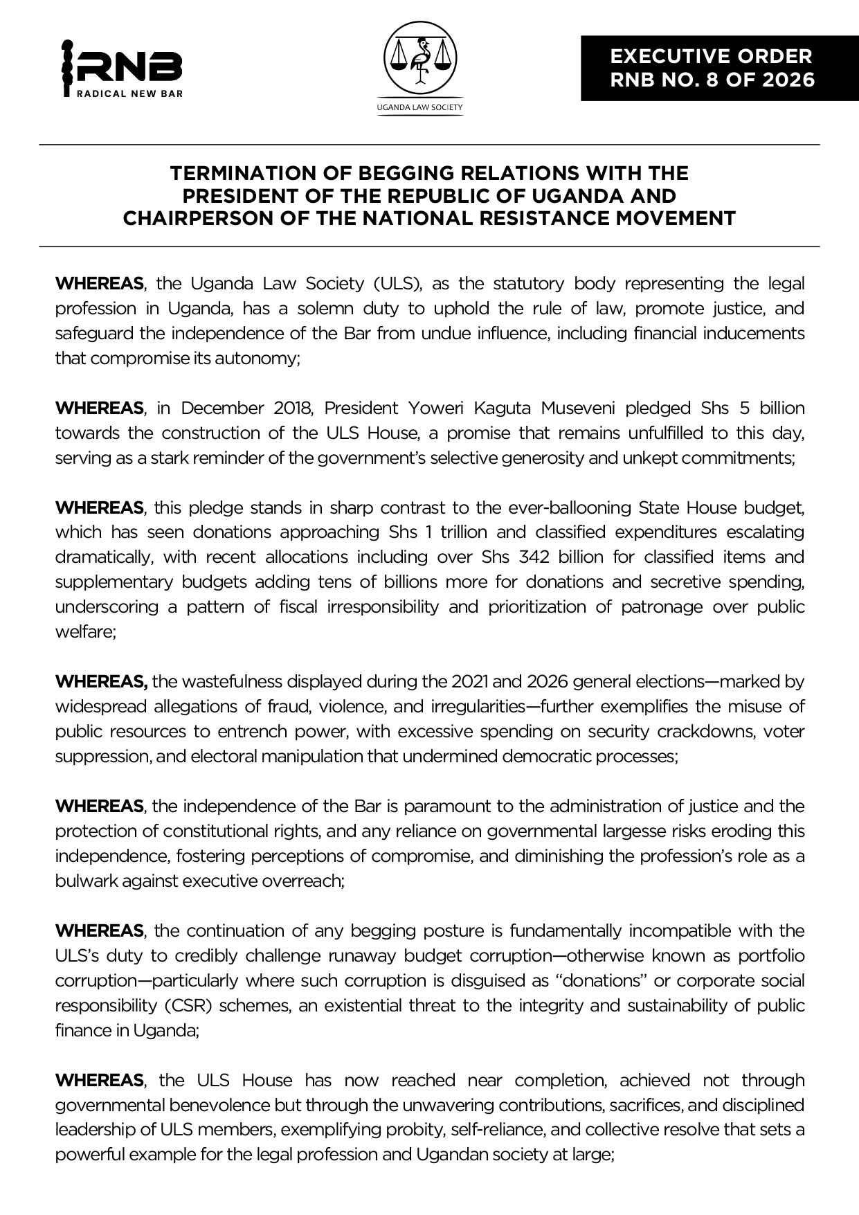 A Turning Point! ULS Rejects Political Influence and Chooses Self-Reliance