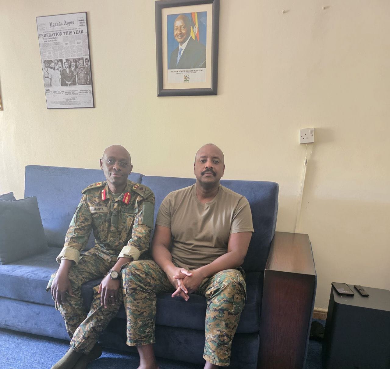 General Muhoozi Kainerugaba Resolves Brig Gen Namanya’s Detention in Friendly Talks